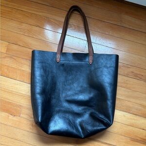 Madewell Leather Transport Tote Bag